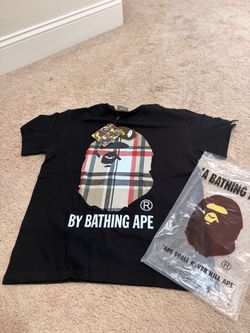 Bathing ape x Burberry black tee