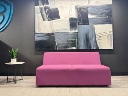 Steelcase Turnstone Campfire Purple Sofa