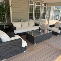 High-End Outdoor Patio Set - Dining Table + Lounge + Chaises - $3,750 OBO - Leesburg