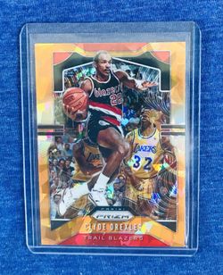 Clyde Drexler "Prizm" Card