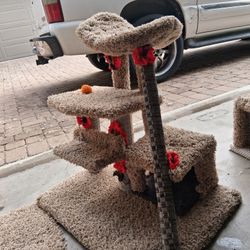 Cat tree. Cat tower. Cat scratcher. Cat bed. Cat condo. Cat post