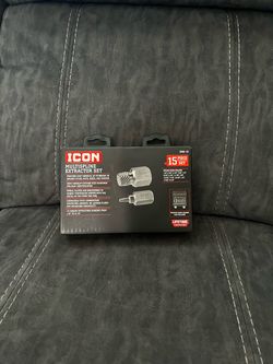 ICON Multispline Screw Extractor Set, 15-Piece