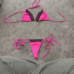 Hot Pink Custom Dancewear Bikini