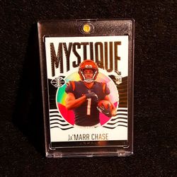 Ja'marr Chase 2021 Mystique Acetate Rookie Card Cincinnati Bengals 