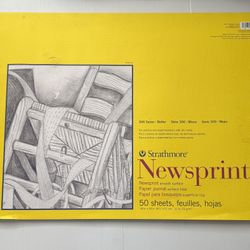 Strathmore Newsprint Paper Pad 50 Sheets