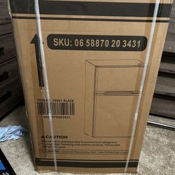 Brand New Mini Fridge with Freezer – Still in Box!