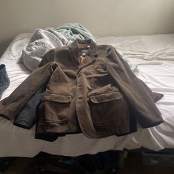 Brown corduroy Suit Jacket Medium 