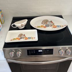 Sur La Table Thanksgiving Platters and Gravy Dish