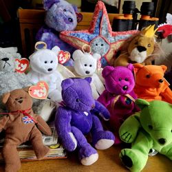 Beanie Babies - Collectors Items! Have Tags and Kept In Case 