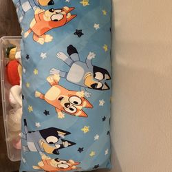 Big Bluey And Bingo Pillow