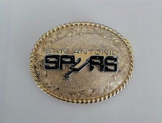 San Antonio Spur's gold tone Belt Buckle