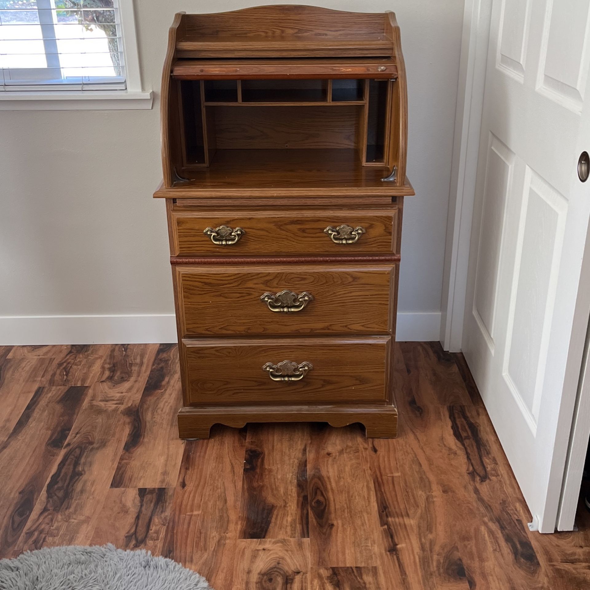 Antique Roll Top Desk 