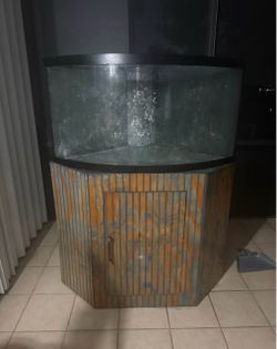110 gallon corner tank with stand