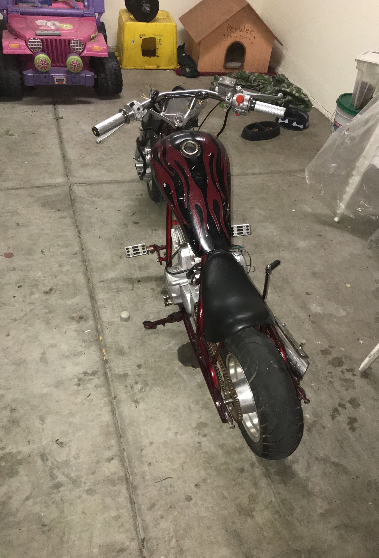 Mini chopper mini bike gas scooter