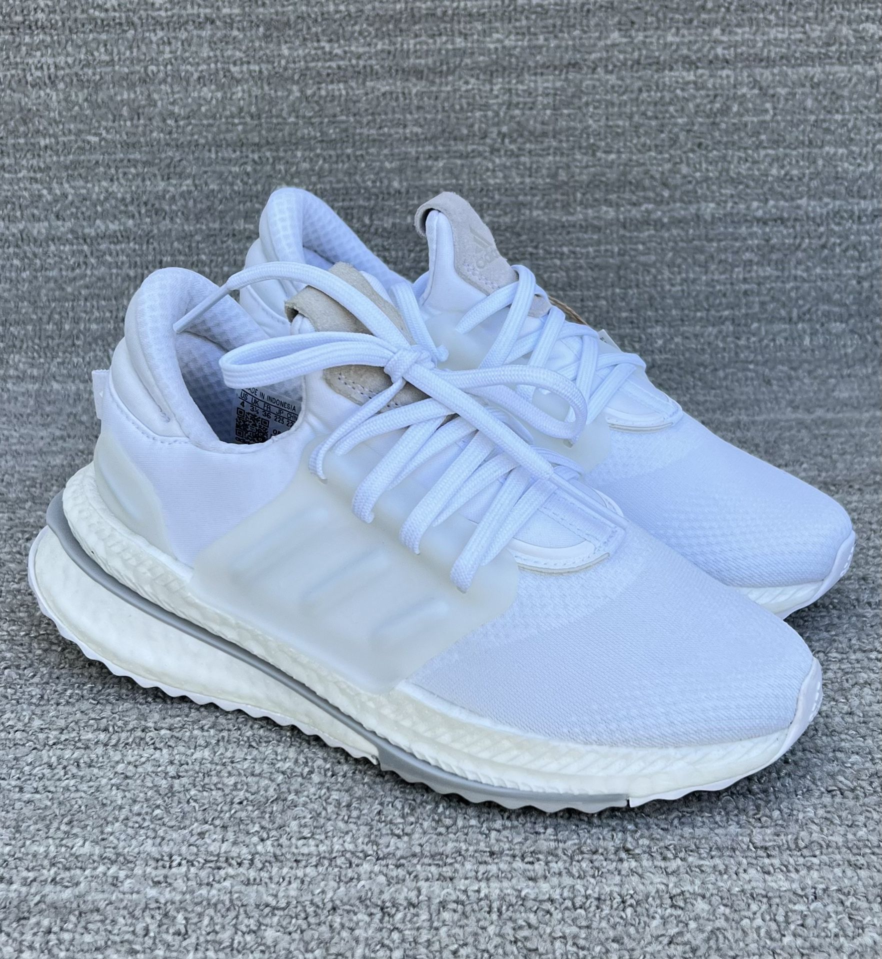 Adidas Kids / Women's X-PLR BOOST White Running Shoes 4 Kids / 5 Women US Size