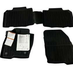 2015 -  2024 Ford Edge OEM Genuine Tray Style Molded Black Floor Mat Set 4-pc NEW
