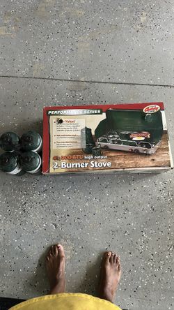 Two burner propane, camping stove