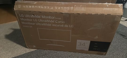 LG 34”monitor