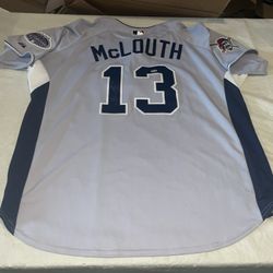 Auto Nate Mclouth 2008 All-Star Jersey Authentic Gray National Pirates Mens Xl