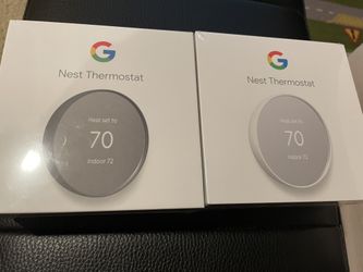 New Google Nest Thermostat - Snow/Charcoal