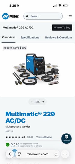 Miller 220 AC/DC