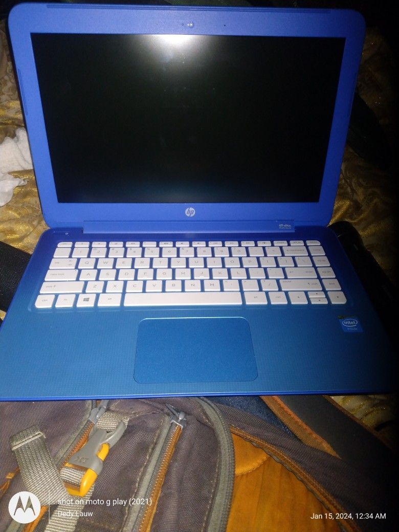 HP Stream Laptop, Blue, 11inch
