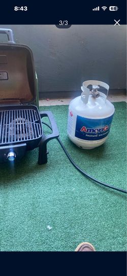 Next grill portable with tank