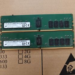 2x 16GB Micron ECC RDIMM DDR4 RAM