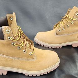 Timberland Waterproof Boots - Wheat Nubuck, Men’s Size 5
