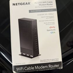 NETGEAR Cable Modem with Built-in WiFi Router (C6230) - Compatible with All Major Cable Providers in
