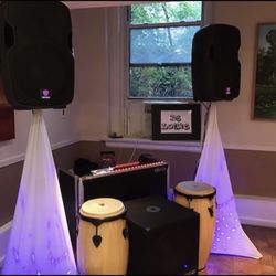 Rockville Set Of 15in Pa Speakers And 2 Subs 