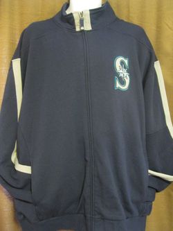 Majestic Seattle Mariners Fleece Jacket sz 2XL