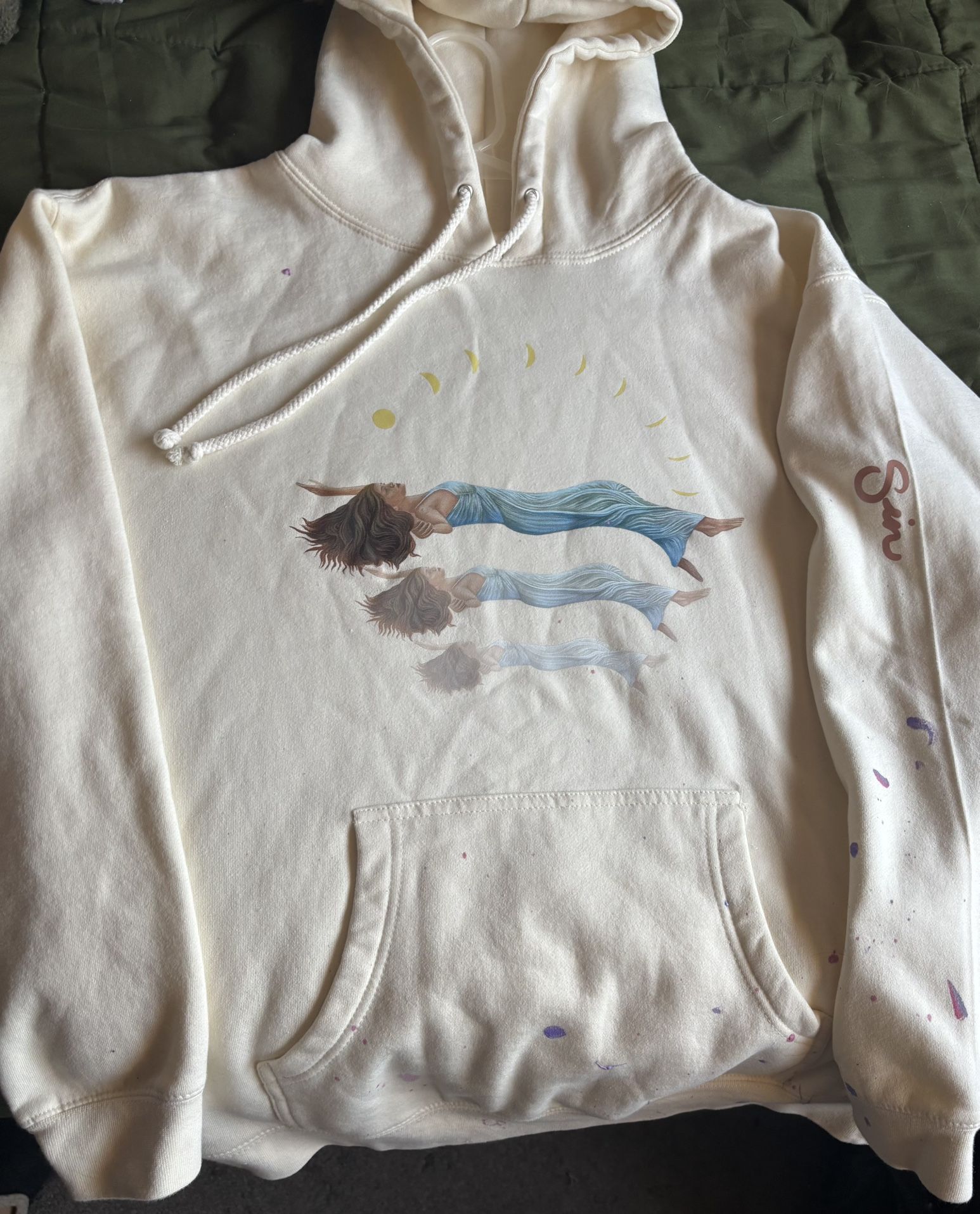 “Reflections Bone Hoodie” - Sincerely Art 