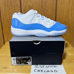 Nike Air Jordan 11 Retro Low UNC 2026 White Baby Blue FV5121-100 Youth GS 7Y NEW