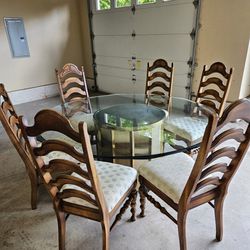 FREE - Dining Table And Six Chairs