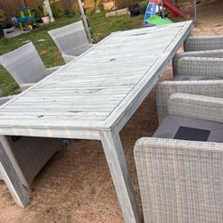 Big Table And Chairs Outdoor