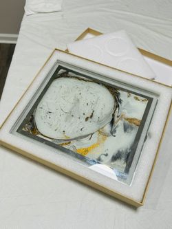 Glass quicksand painting