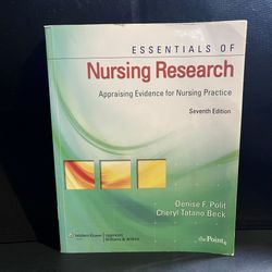 Essentials of Nursing Research: Appraising Evidence    (7th Edition, 2010) 