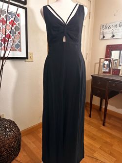 Black maxi jumpsuit