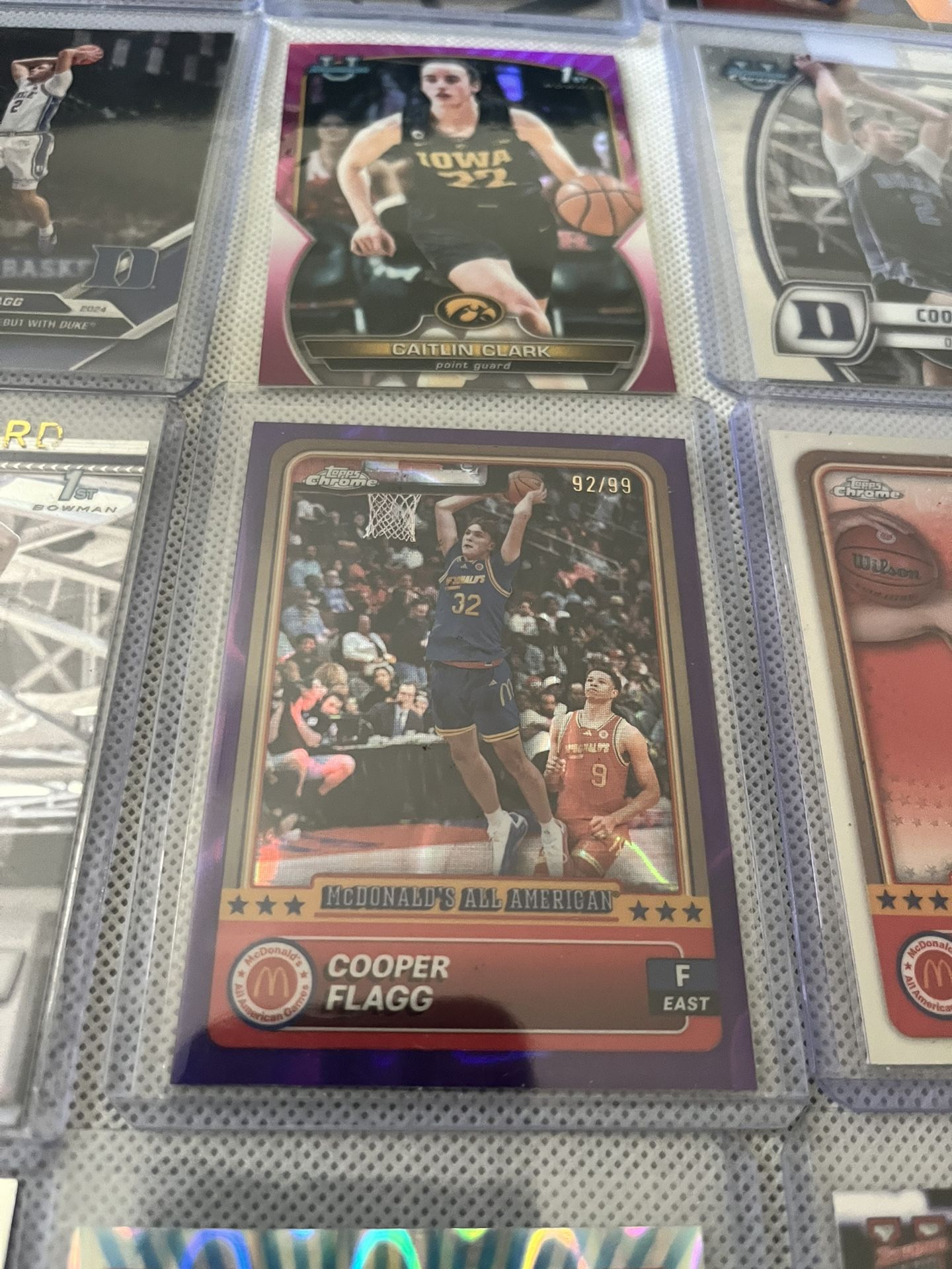 11 COOPER FLAGGS 1 CAITLIN CLARK PINK REFRACTOR 