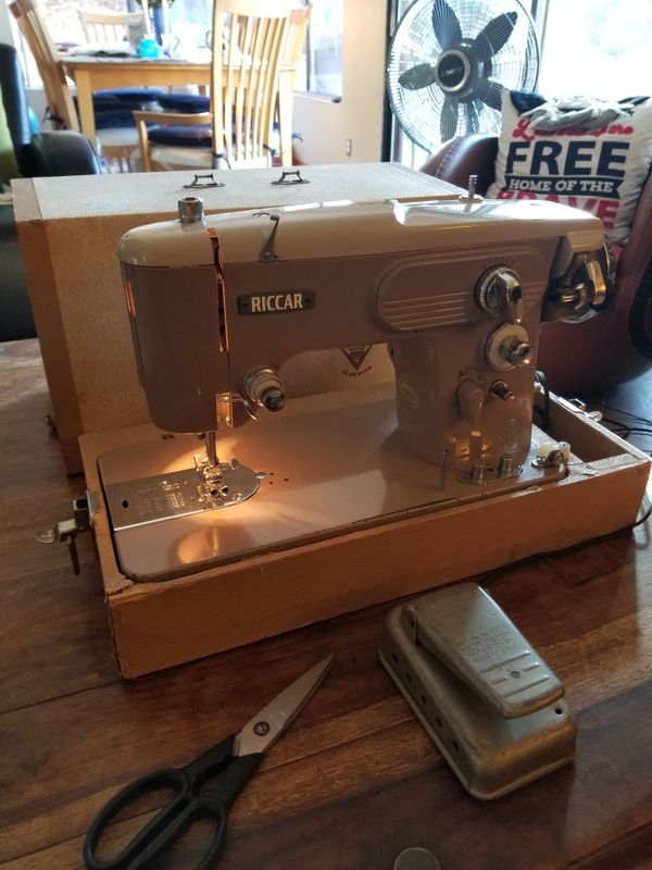 Vintage Heavy Duty Riccar Sewing Machine With Case Model 204b Xlent For Sale In Escondido Ca Offerup