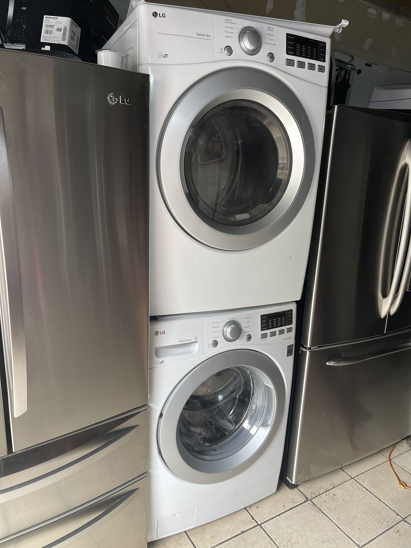 Lg Washing Machine And Electric Dryer