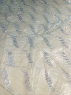 Twin size bed with new mattress