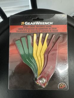 Brake Lining Thickness Gauge.