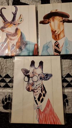 Canvas Wall Animal Art 
