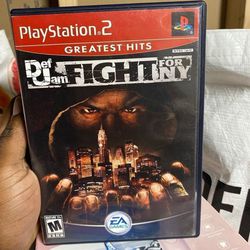 Def jam Fight For NY PS2 LOT BUNDLE