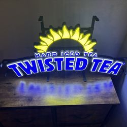 Twisted Tea LED Sign 