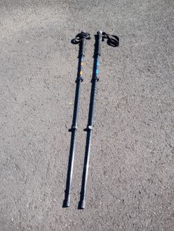 Cascade Mountain Tech Carbon Fiber Trekking Hiking Poles