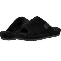 UGG MENS FLUFF YOU BLACK TNL SLIPPERS US 11 S/N 1117473  New without box  Mens size 11 
