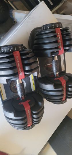 Bowflex adjustable dumbells